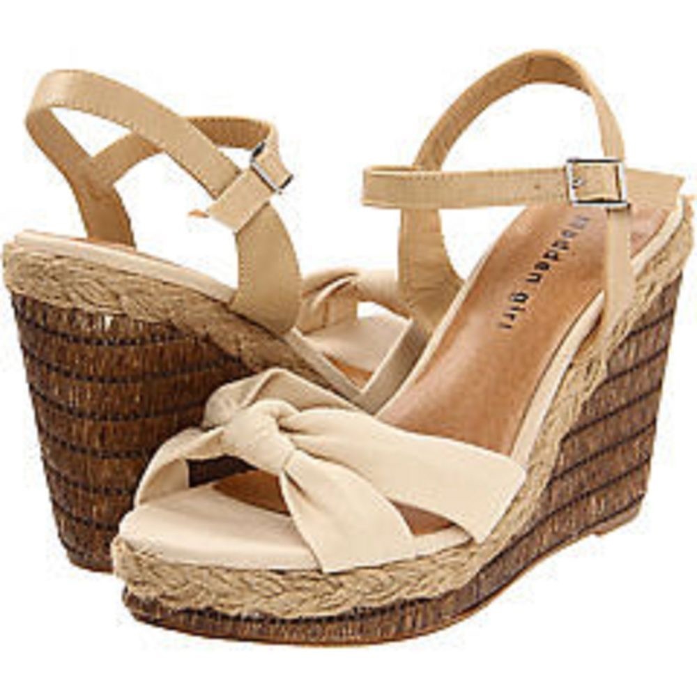 Madden Girl Endanger Espadrille Bow Wedges